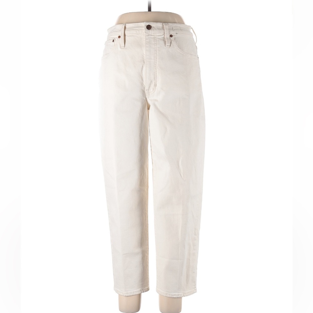 EUC Madewell Balloon Jeans in Cream